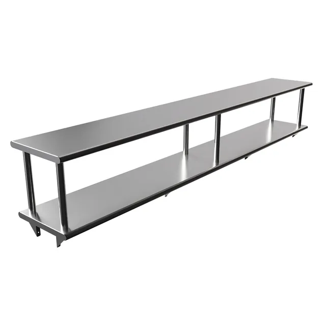 BK Resources PTS-18120-2 — Shelf, 120"W x 18"D, stainless steel