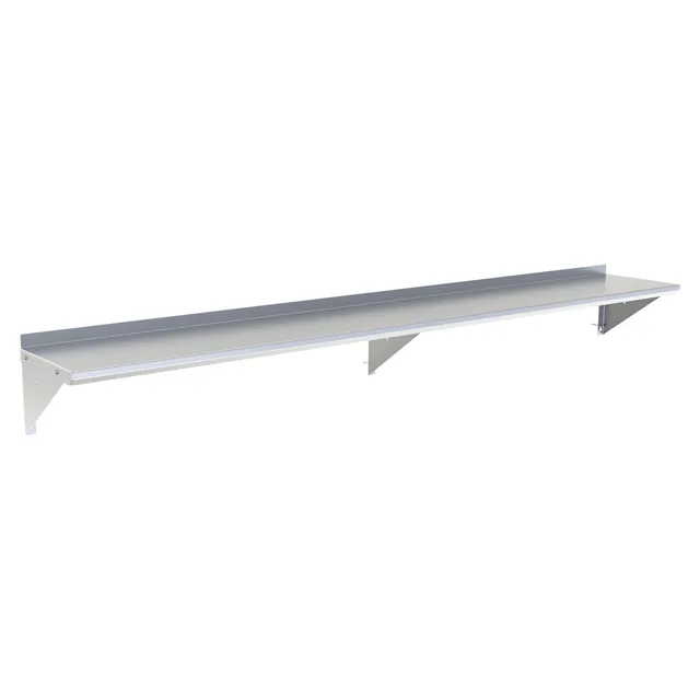 BK Resources BKWS6-1496 — Wall Shelf, 96"W x 14"D, stainless steel
